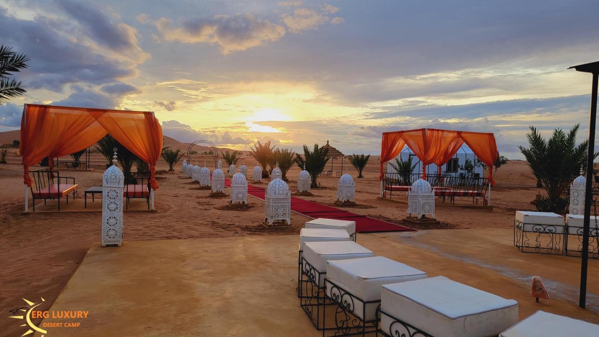 Hotel Dounia Luxury Camp à Merzouga Extérieur photo